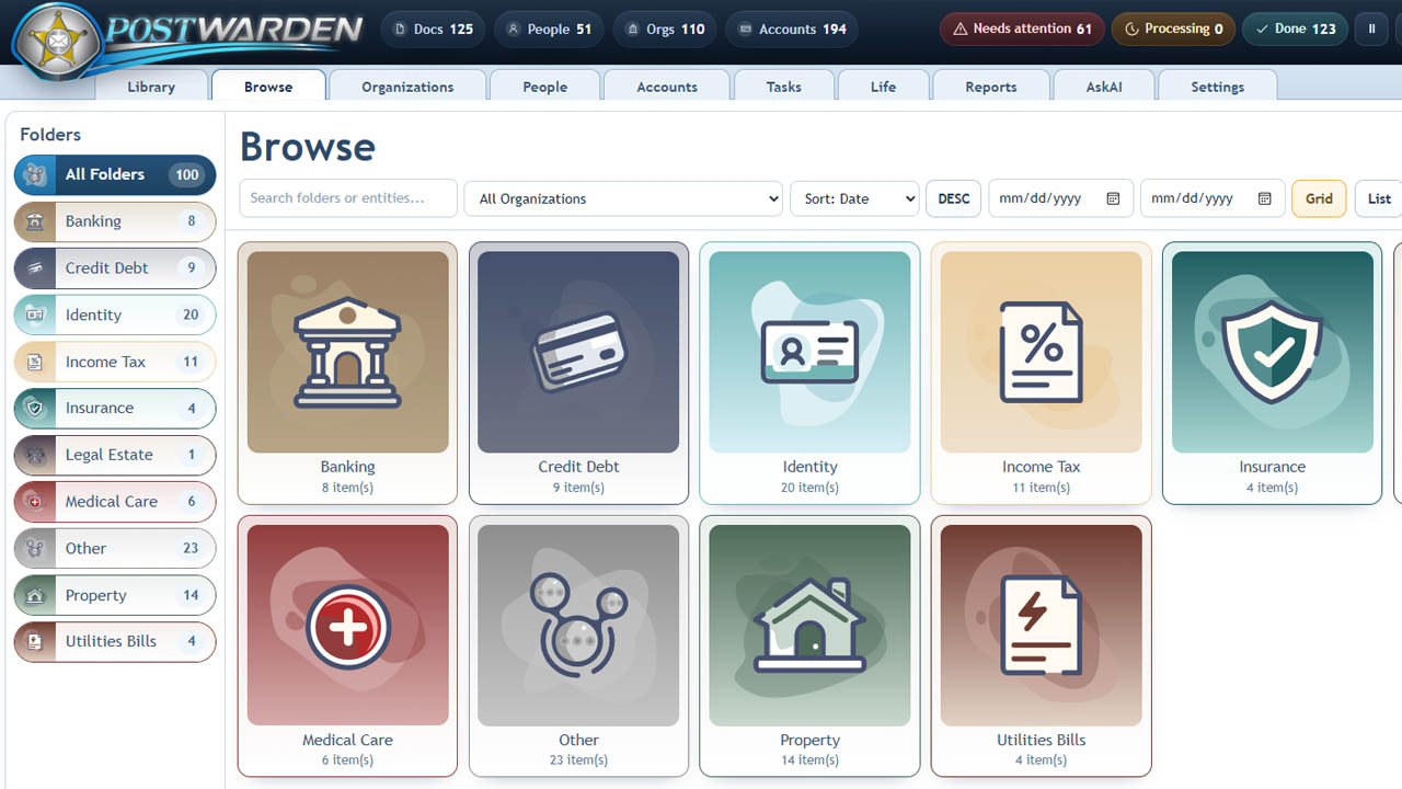 PostWarden screenshot